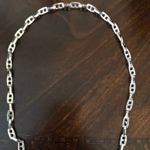 Men’s stainless steel chain link necklace